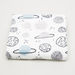 Juniors Space Print Blanket with Moon Applique - 75x75 cms-Blankets and Throws-thumbnail-1
