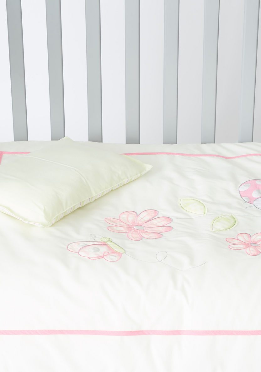 Juniors 2-Piece Caterpillar Print Comforter Set - 83x106 cms-Baby Bedding-image-1