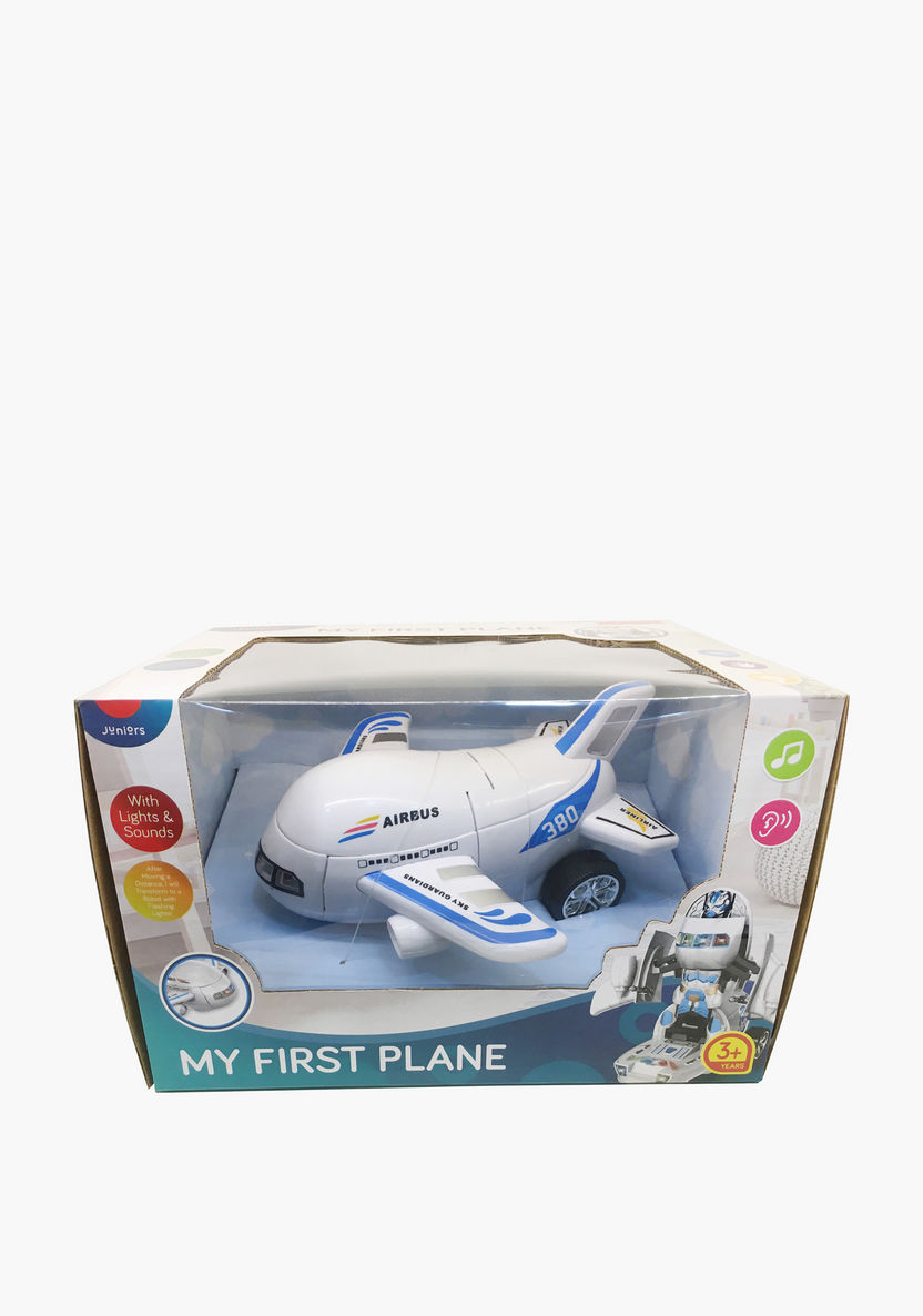 Juniors My First Plane Robot Toy-Baby and Preschool-image-0