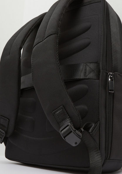 Duchini Solid Backpack with Zip Closure-Men%27s Backpacks-image-2