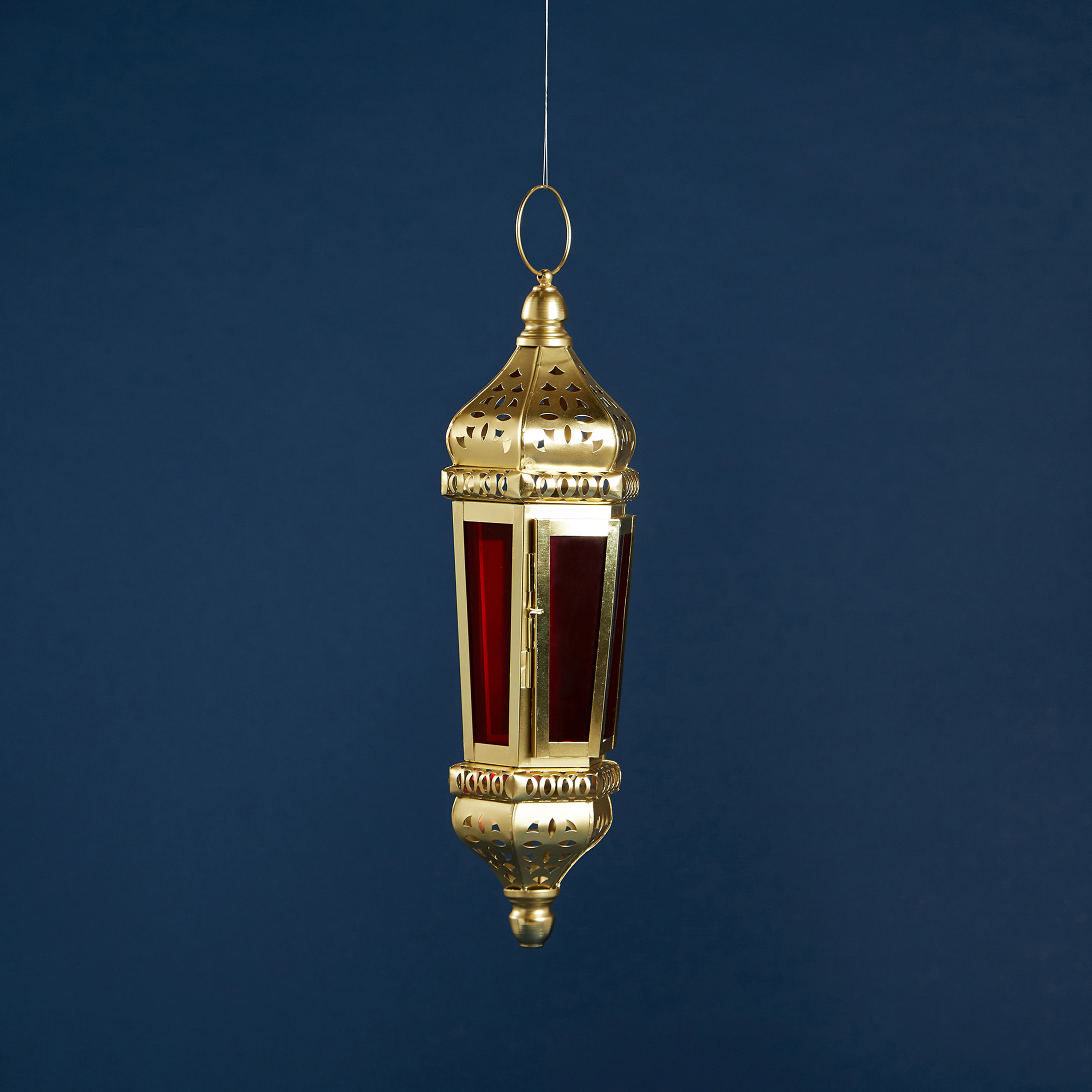 فانوس مغربي معلق - 46 سم-household-decor-candleholdersandlanterns-image-1