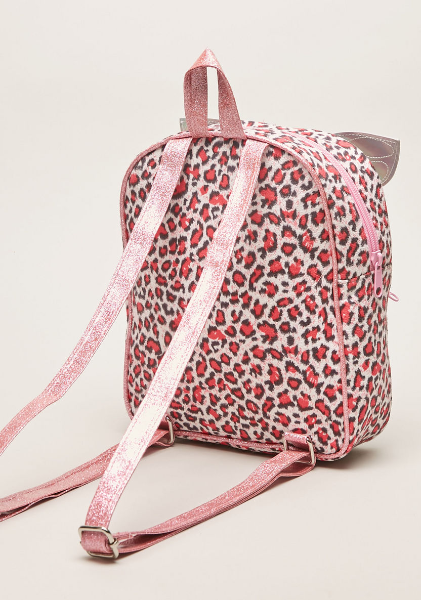 Juniors Animal Print Backpack with Butterfly Applique-Bags and Backpacks-image-3