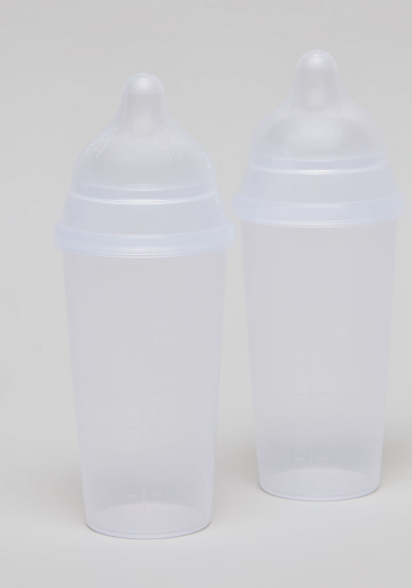 Steri-Bottle Disposable Feeding Bottles - Set of 2-Bottles and Teats-image-2