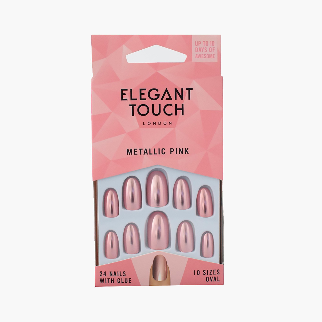 مجموعة أظافر لاصقة لامعة من إيلجنت تاتش- 24 قطعة-beautyandpersonalcare-giftsets-image-1
