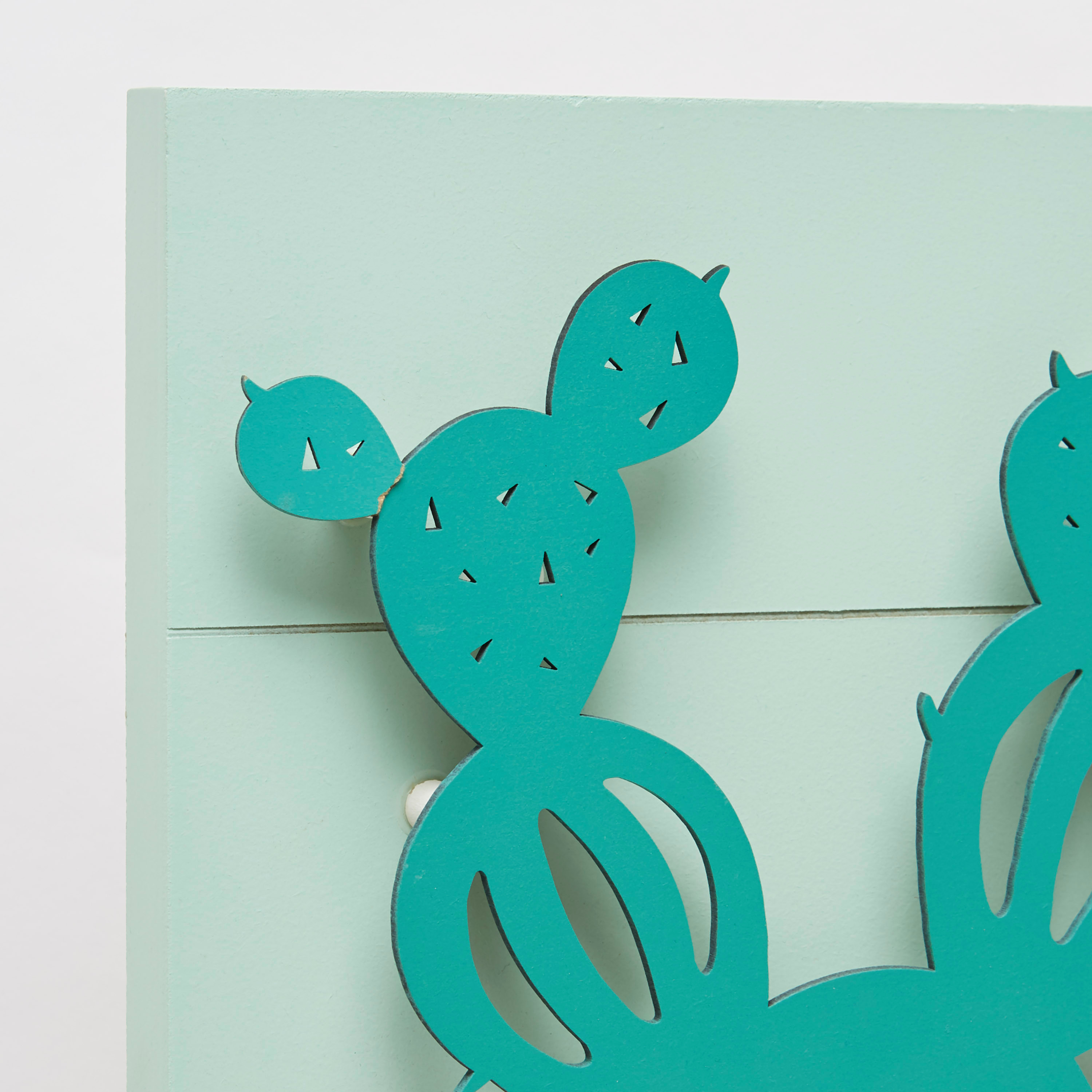 Cactus Shaped Home Sweet Home Cutwork LED Plaque-household-decor-decorativeobjectsandsculptures-image-2