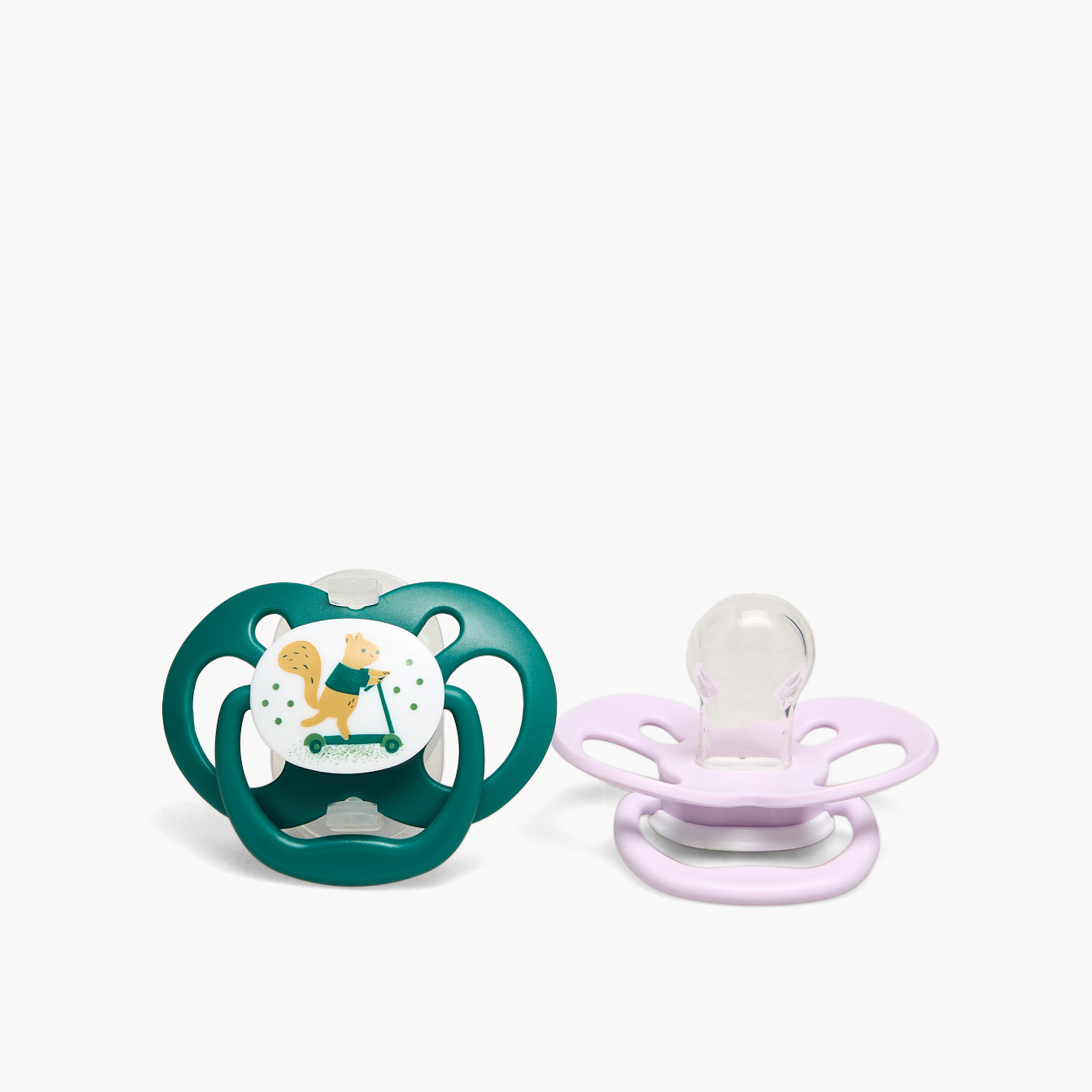 لهاية بميزة الفتح السهل من دكتور براونز- طقم من قطعتين-baby-feeding-pacifiers-image-5