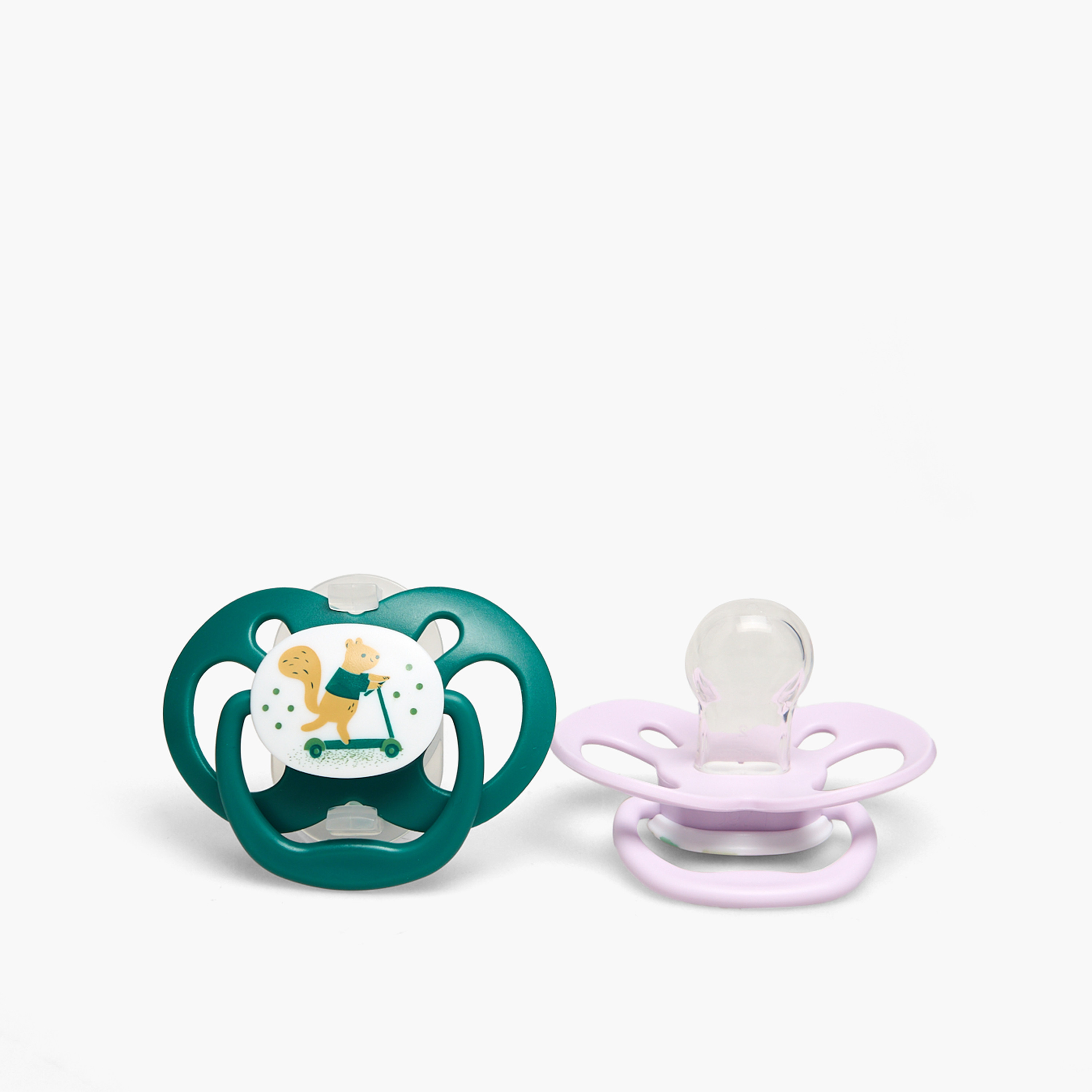 لهاية بميزة الفتح السهل من دكتور براونز- طقم من قطعتين-baby-feeding-pacifiers-image-5