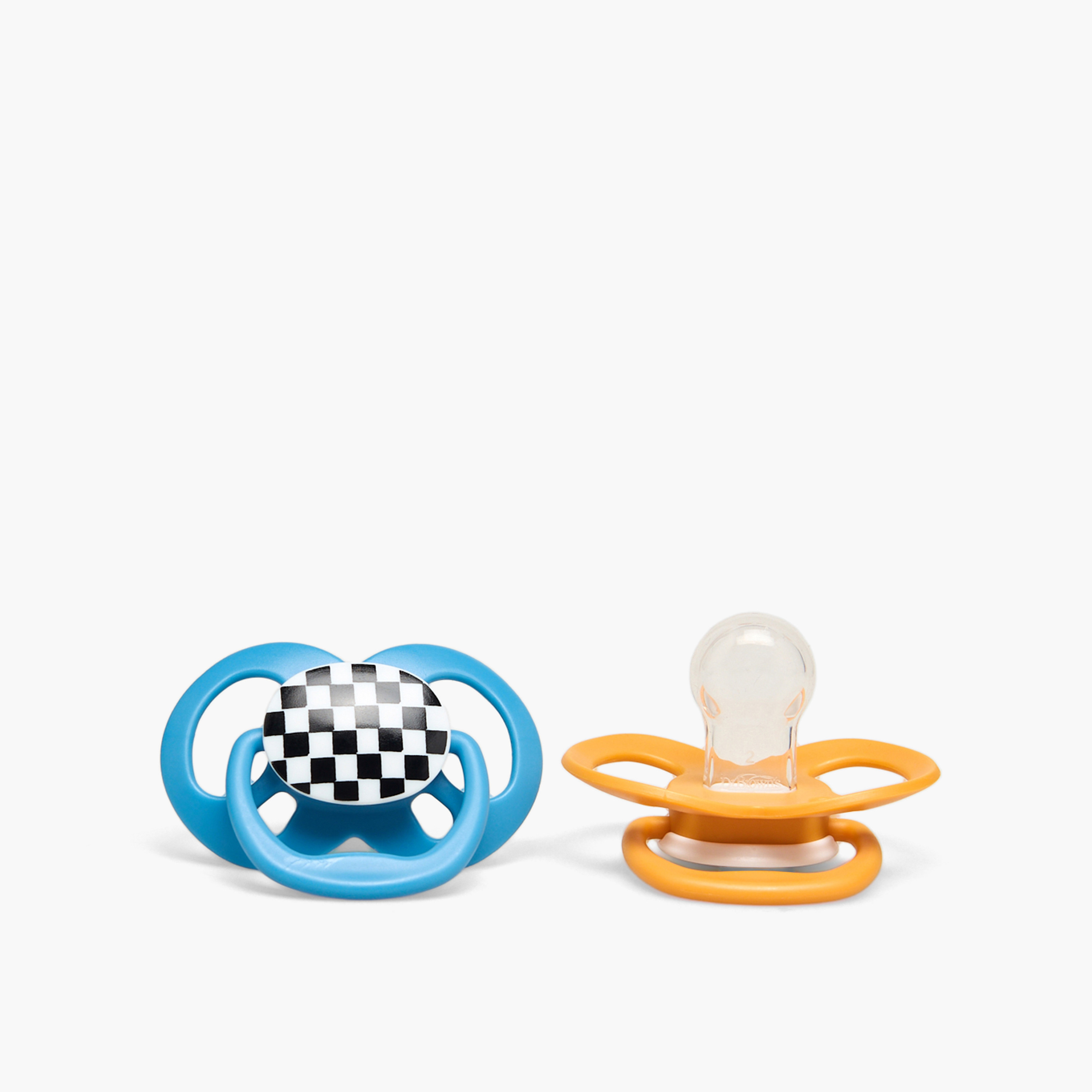 لهاية بتصميم مفتوح من دكتور براونز أدفانتج - طقم من قطعتين-baby-feeding-pacifiers-image-6