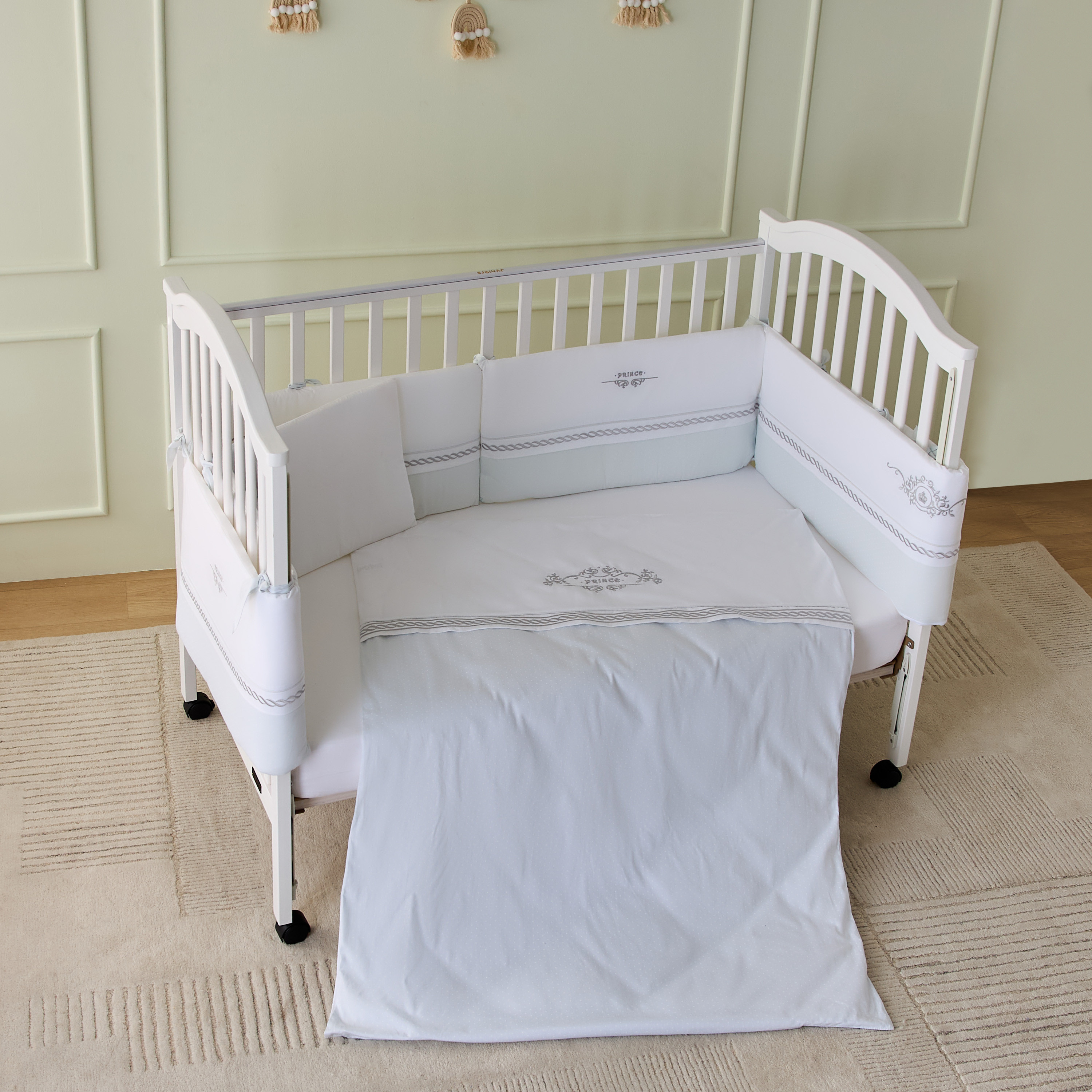 Funnababy Prince Printed 7-Piece Bedding Set-baby-nursery-babybedding-image-4