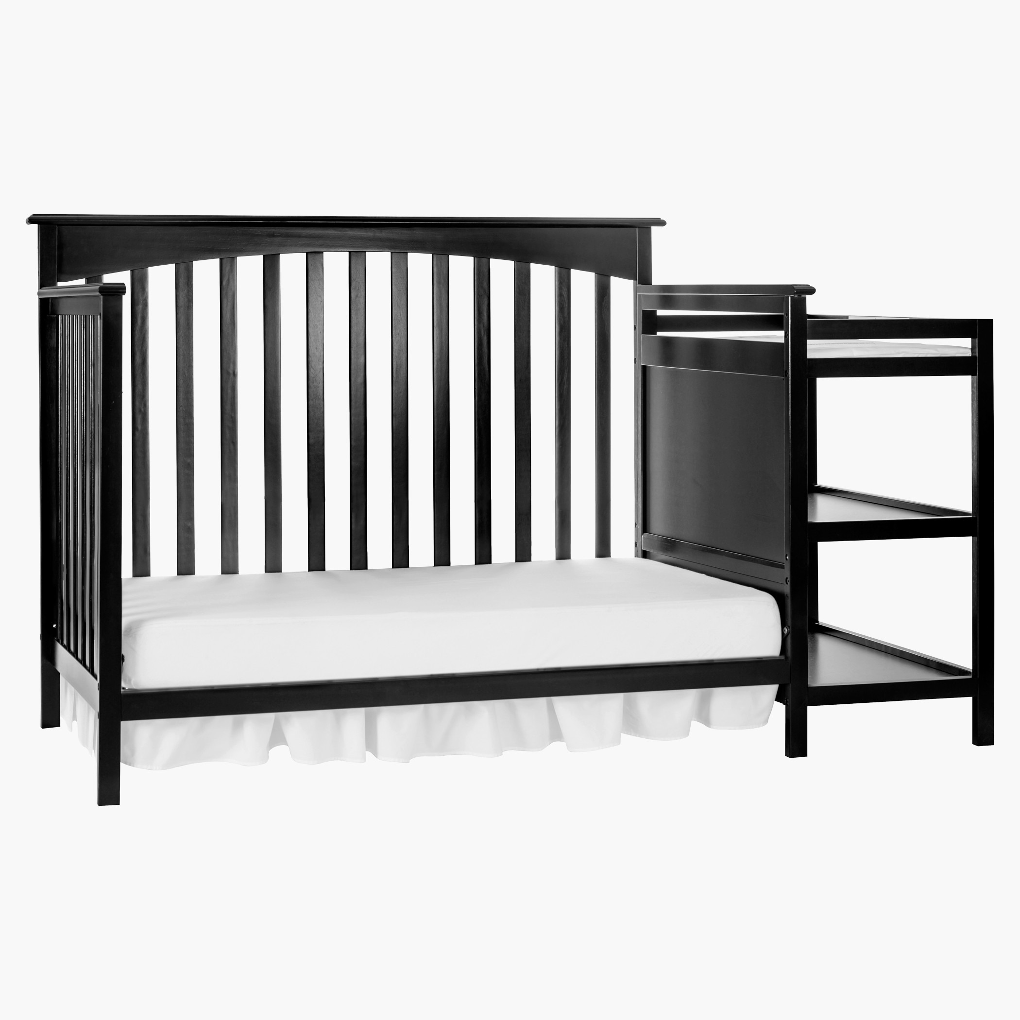 Buy Dream On Me Chloe Grey 3 In 1 Convertible Wooden Crib with Changer Up to 5 years Online Mothercare Bahrain