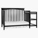 Dream On Me Chloe Grey 3-In-1 Convertible Wooden Crib with Changer (Up to 5 years)-Baby Cribs-thumbnail-1
