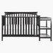 Dream On Me Chloe Grey 3-In-1 Convertible Wooden Crib with Changer (Up to 5 years)-Baby Cribs-thumbnail-10