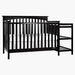 Dream On Me Chloe Grey 3-In-1 Convertible Wooden Crib with Changer (Up to 5 years)-Baby Cribs-thumbnail-4