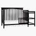 Dream On Me Chloe Grey 3-In-1 Convertible Wooden Crib with Changer (Up to 5 years)-Baby Cribs-thumbnail-7