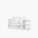 Dream On Me Chloe Grey 3-In-1 Convertible Wooden Crib with Changer (Up to 5 years)-Baby Cribs-thumbnail-0
