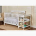 Dream On Me Chloe Grey 3-In-1 Convertible Wooden Crib with Changer (Up to 5 years)-Baby Cribs-thumbnail-1