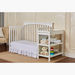 Dream On Me Chloe Grey 3-In-1 Convertible Wooden Crib with Changer (Up to 5 years)-Baby Cribs-thumbnail-8