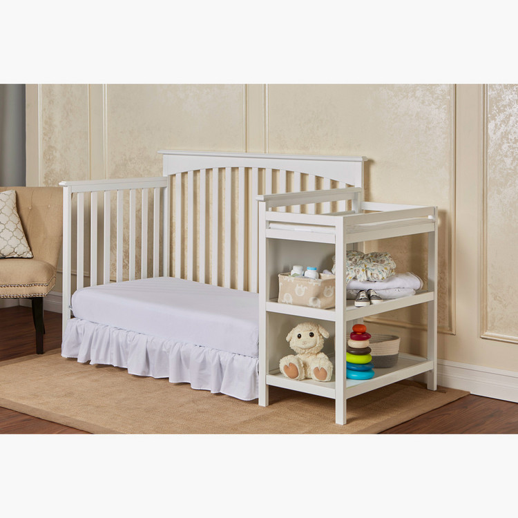 Dream On Me Chloe 3-in-1 Convertible Crib with Changer