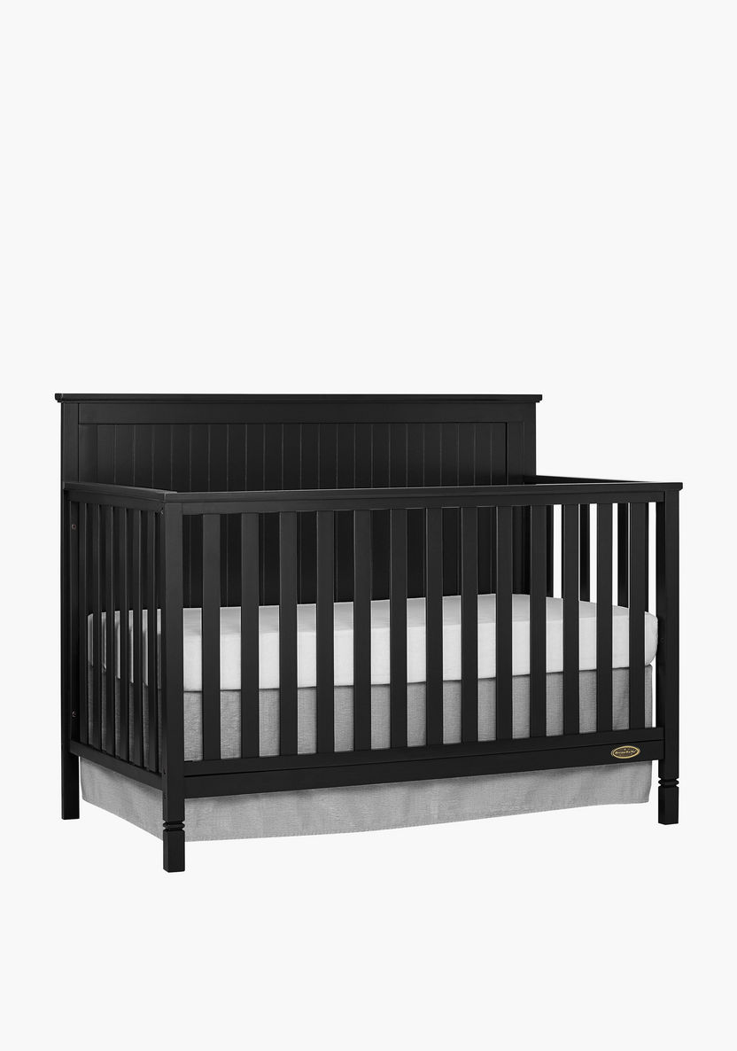 Dream On Me Alexa 5-In-1 Convertible Crib - Grey (Up to 5 years)-Baby Cribs-image-1