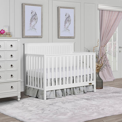 Dream On Me Alexa 5-In-1 Convertible Crib - Grey (Up to 5 years)