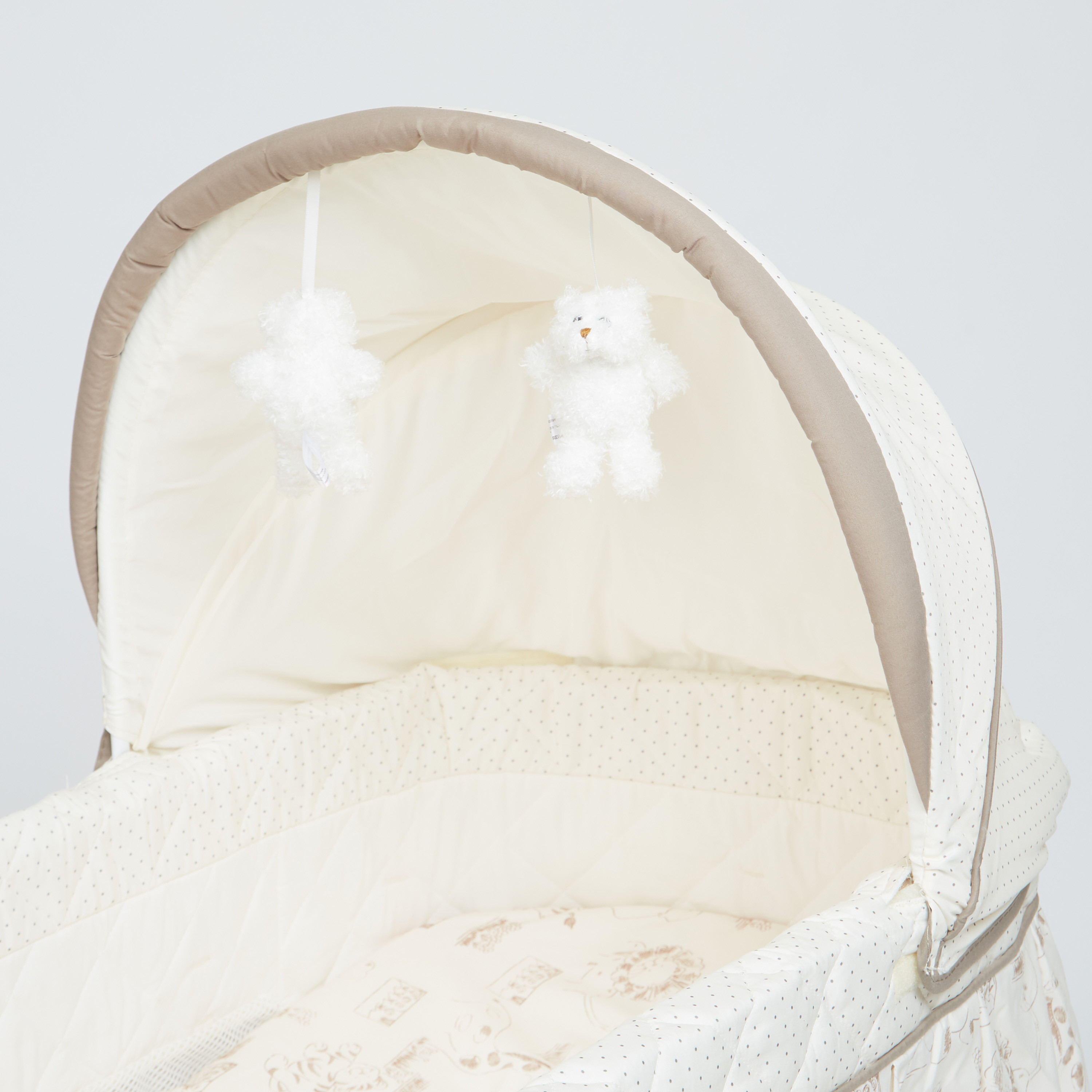 Delta children's playtime sales jungle rocking bassinet