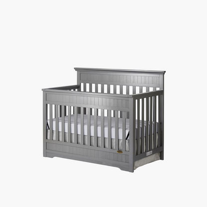 Dream On Me Cheasapeake Grey 3-in-1 Convertible Wooden Crib (Up to 5 years)
