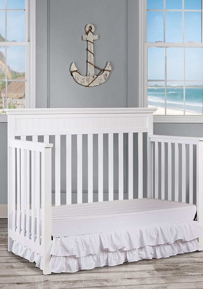Dream On Me Cheasapeake Grey 3-in-1 Convertible Wooden Crib (Up to 5 years)-Baby Cribs-image-0