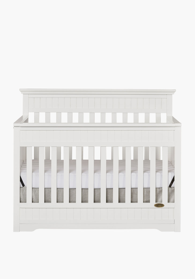 Dream On Me Cheasapeake Grey 3-in-1 Convertible Wooden Crib (Up to 5 years)-Baby Cribs-image-1