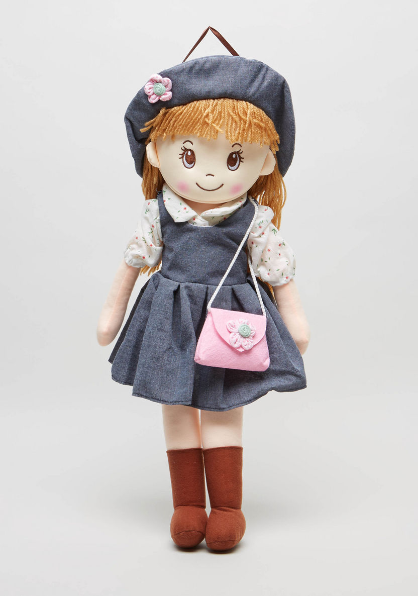 Juniors Rag Doll with Bag - 50 cms-Dolls and Playsets-image-1