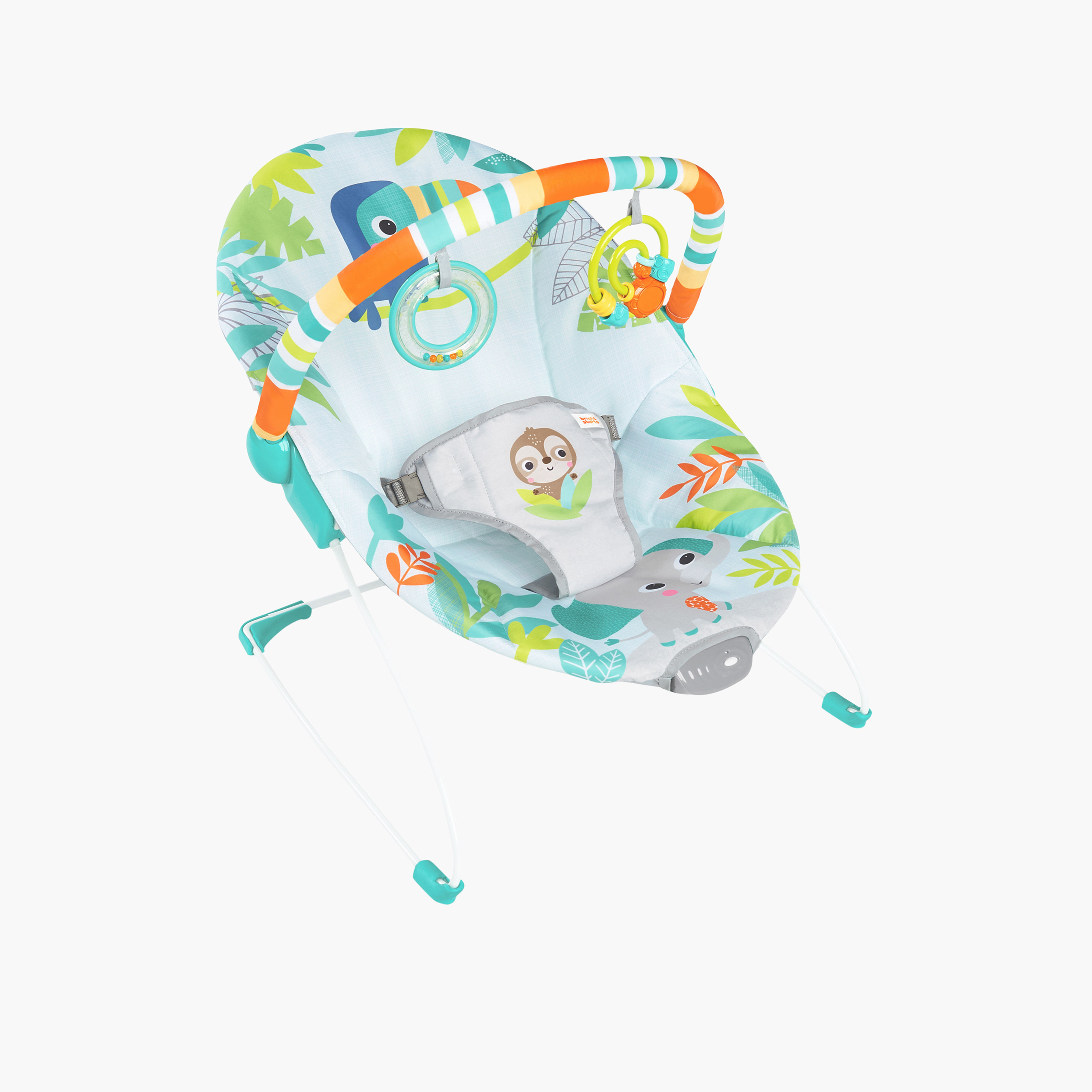 Bright Starts Rainforest Vibes Vibrating Bouncer-baby-infantactivity-bouncers-image-3