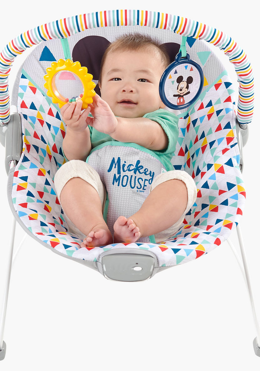 Bright Starts Mickey Mouse Print Baby Bouncer-Baby and Preschool-image-1