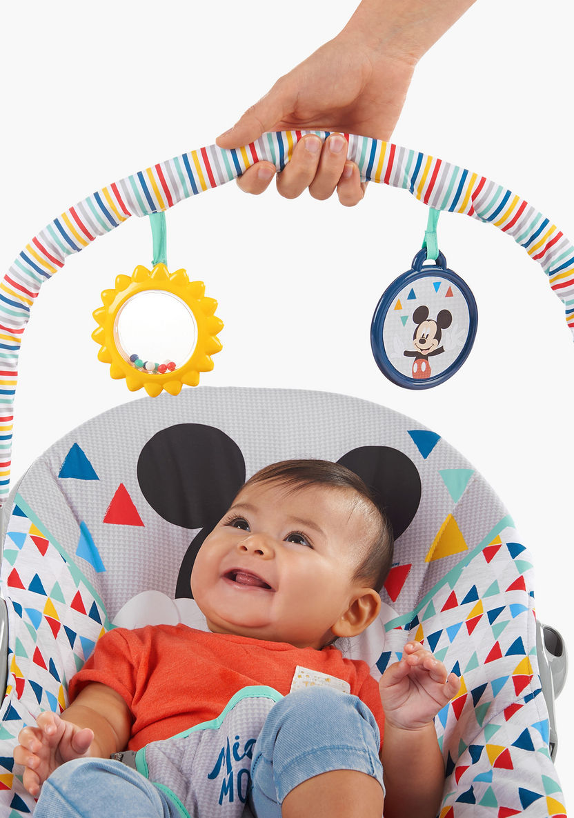 Bright Starts Mickey Mouse Print Baby Bouncer-Baby and Preschool-image-2