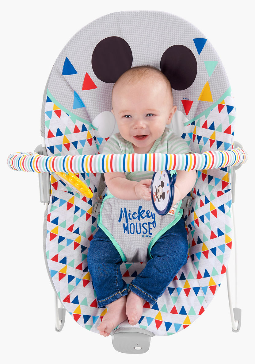 Bright Starts Mickey Mouse Print Baby Bouncer-Baby and Preschool-image-5
