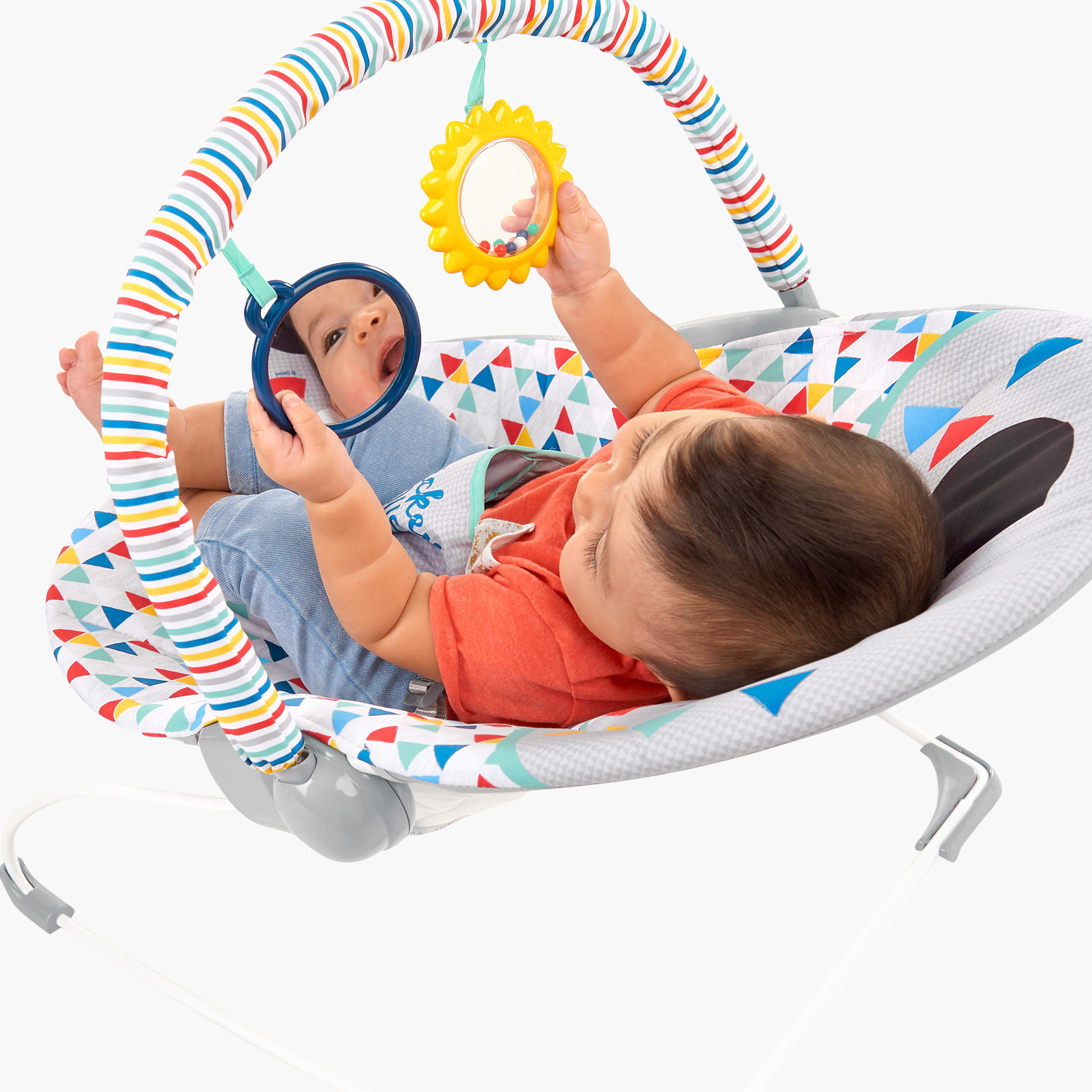Bright Starts Mickey Mouse Print Baby Bouncer-baby-infantactivity-bouncers-image-7