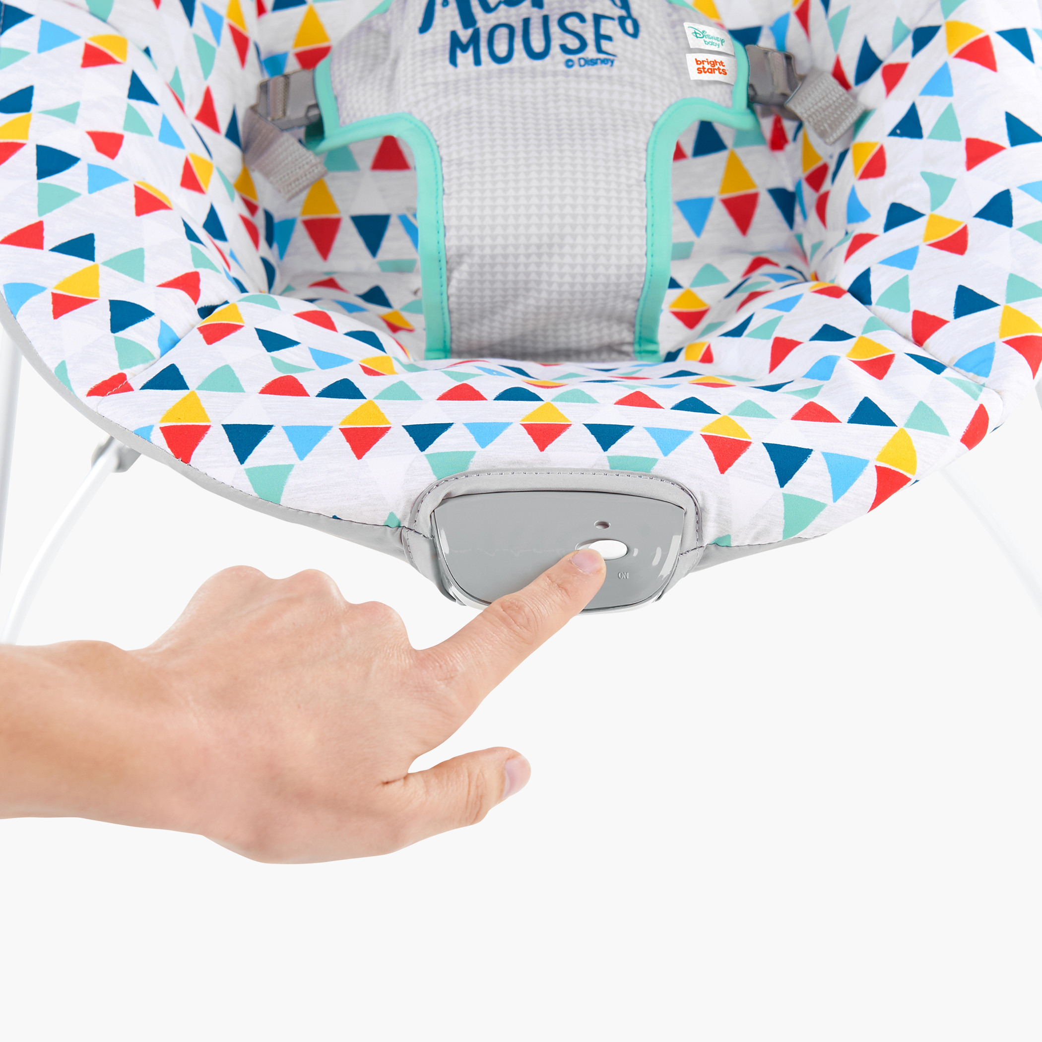 Bright Starts Mickey Mouse Print Baby Bouncer-baby-infantactivity-bouncers-image-8