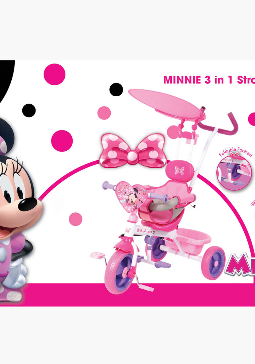 Disney Minnie Mouse Themed 3-in-1 Stroll 'N Trike-Bikes and Ride ons-image-3