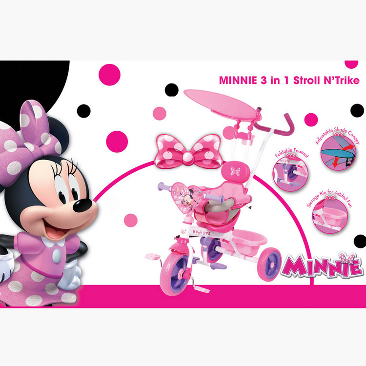 Disney Minnie Mouse Themed 3-in-1 Stroll 'N Trike
