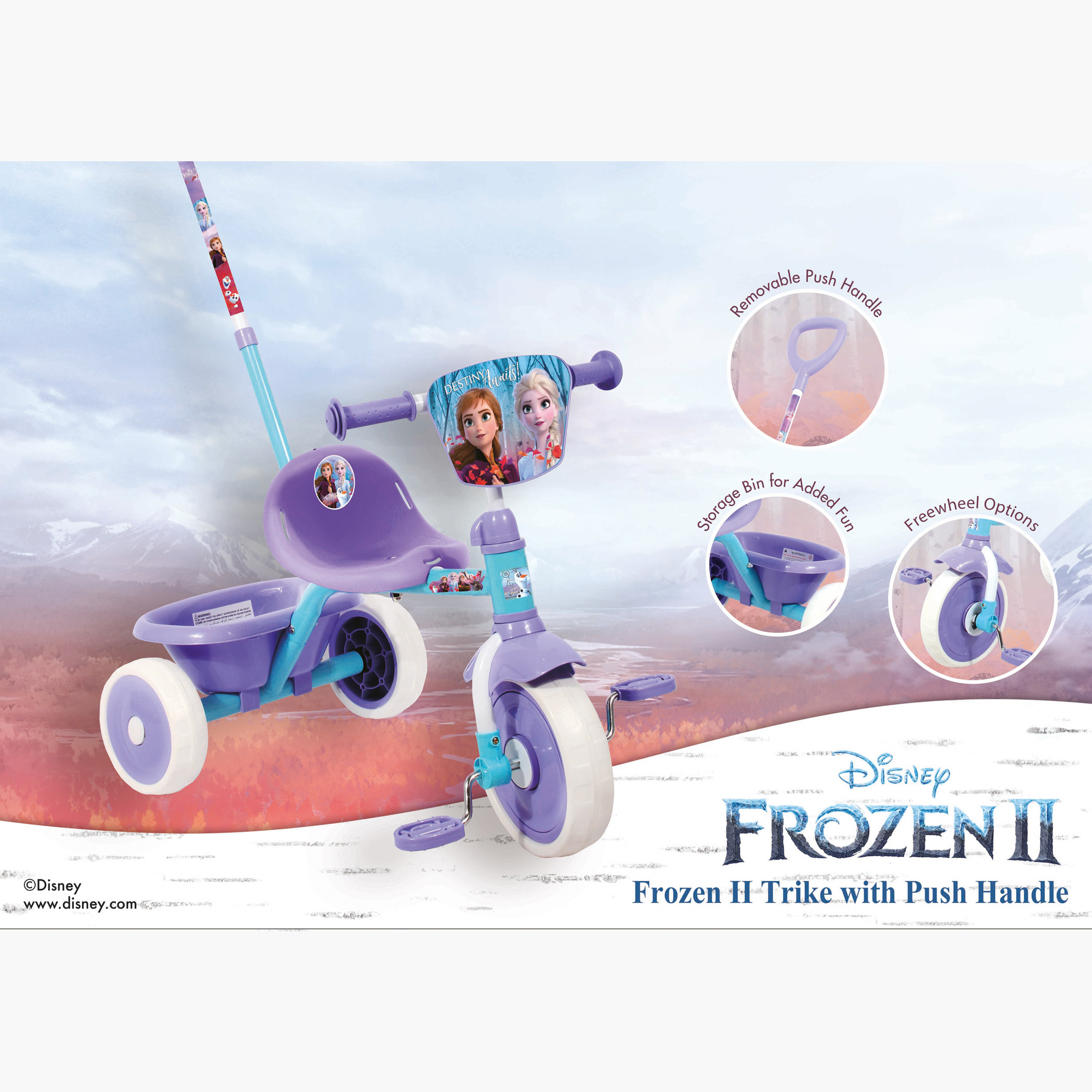 Frozen trike top