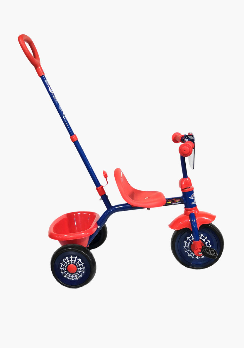 Disney Spider-Man Trike with Push Handle-Bikes and Ride ons-image-1