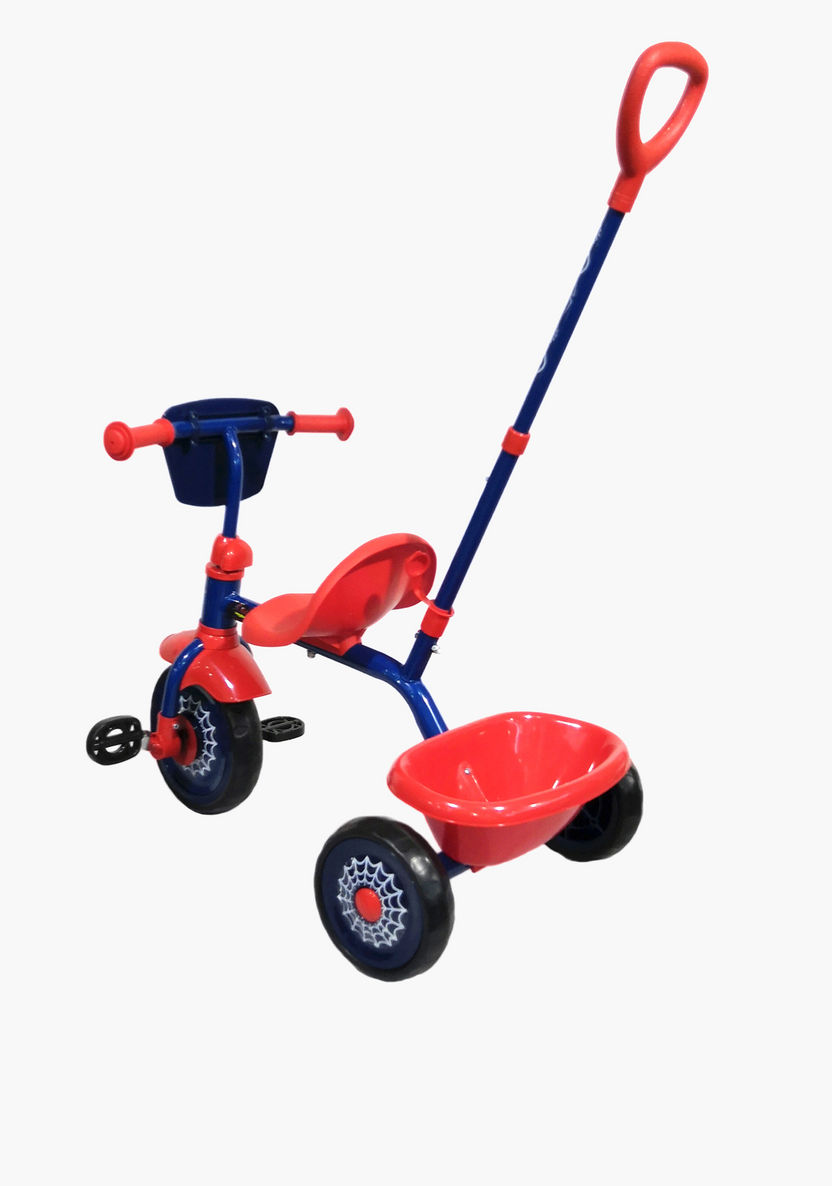 Disney Spider-Man Trike with Push Handle-Bikes and Ride ons-image-2