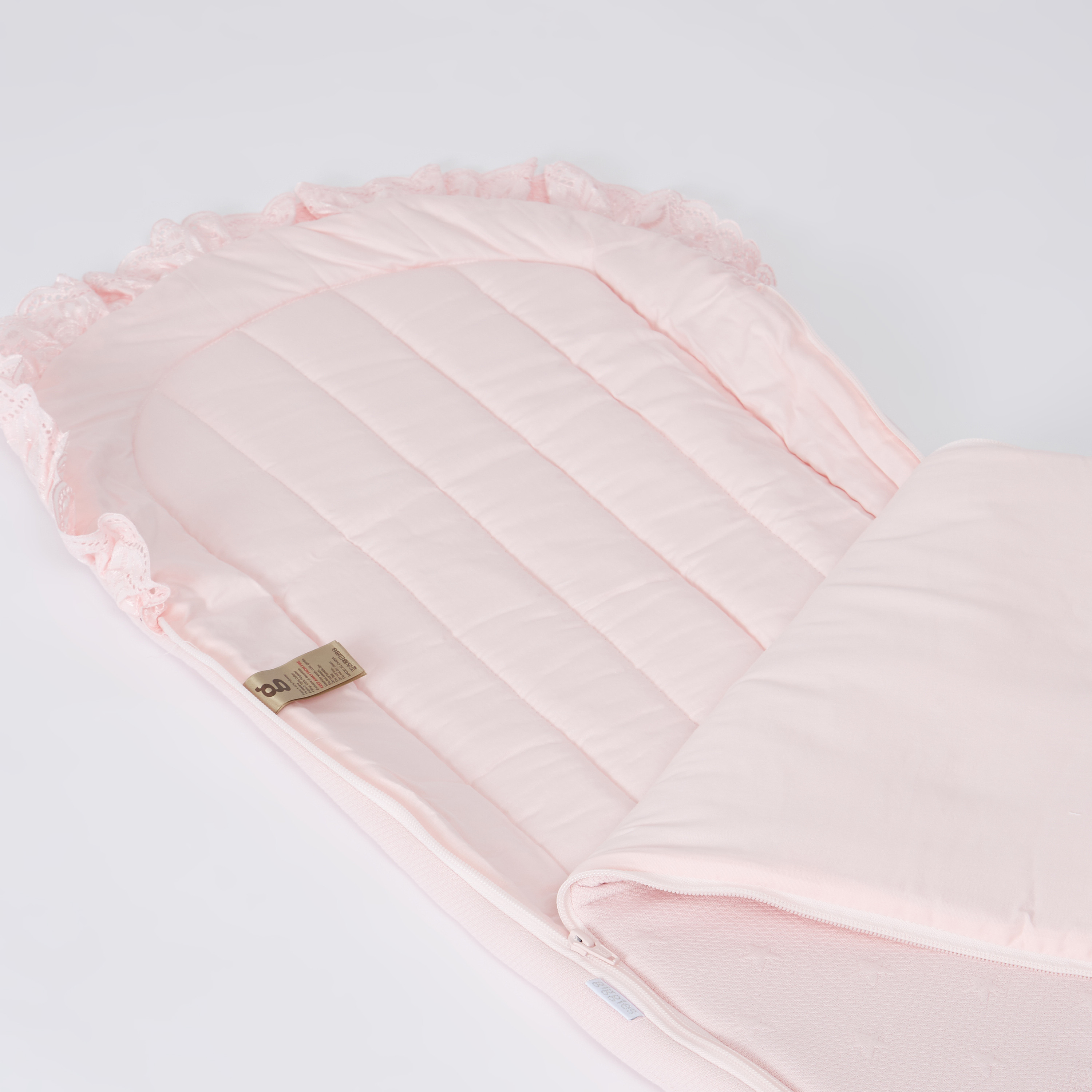 Giggles Lace Detail Nest Bag-baby-nursery-blanketsandswaddles-swaddlesandsleepingbags-image-4