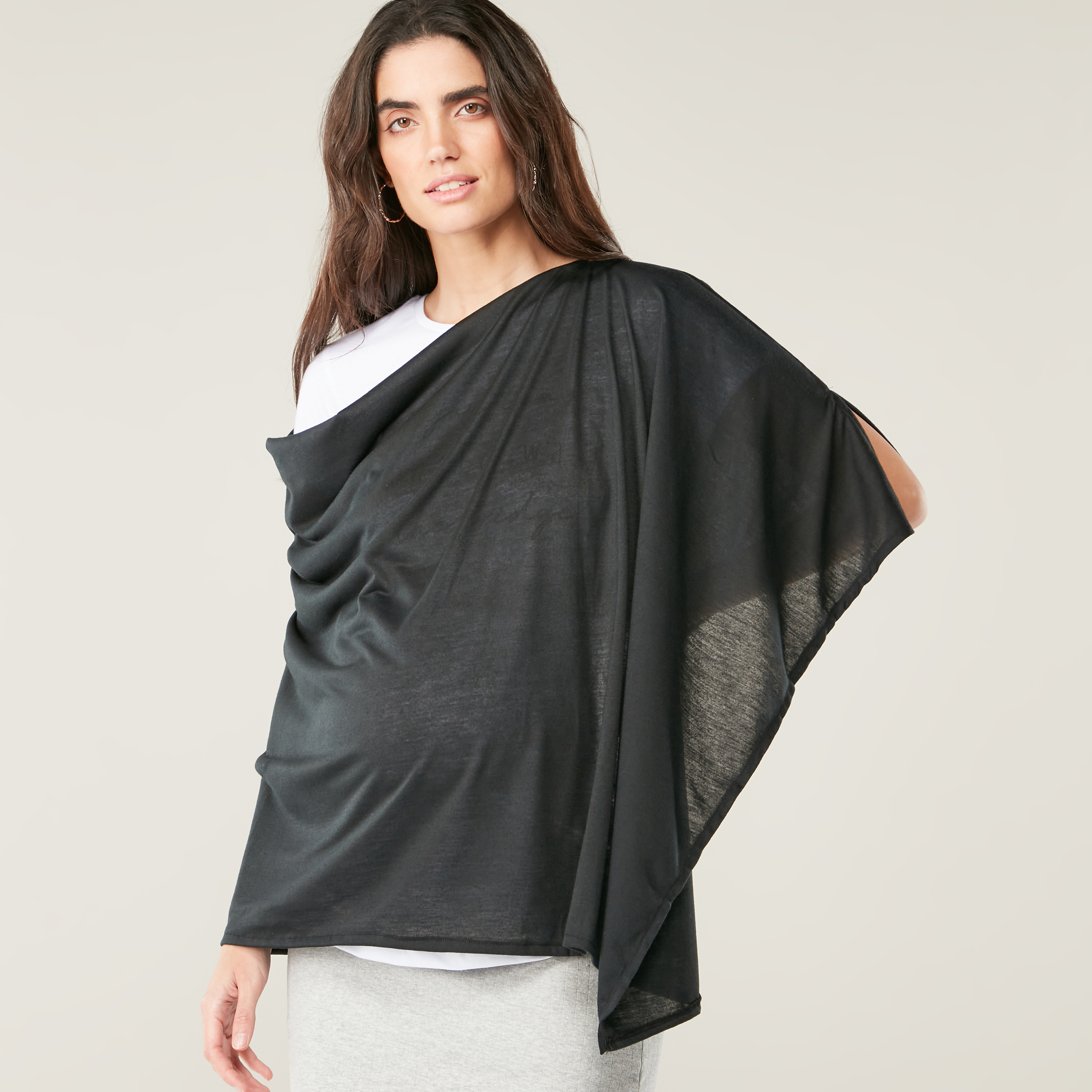 Giggles Solid 6-in-1 Nursing Poncho-baby-feeding-breastfeedingandcare-image-1