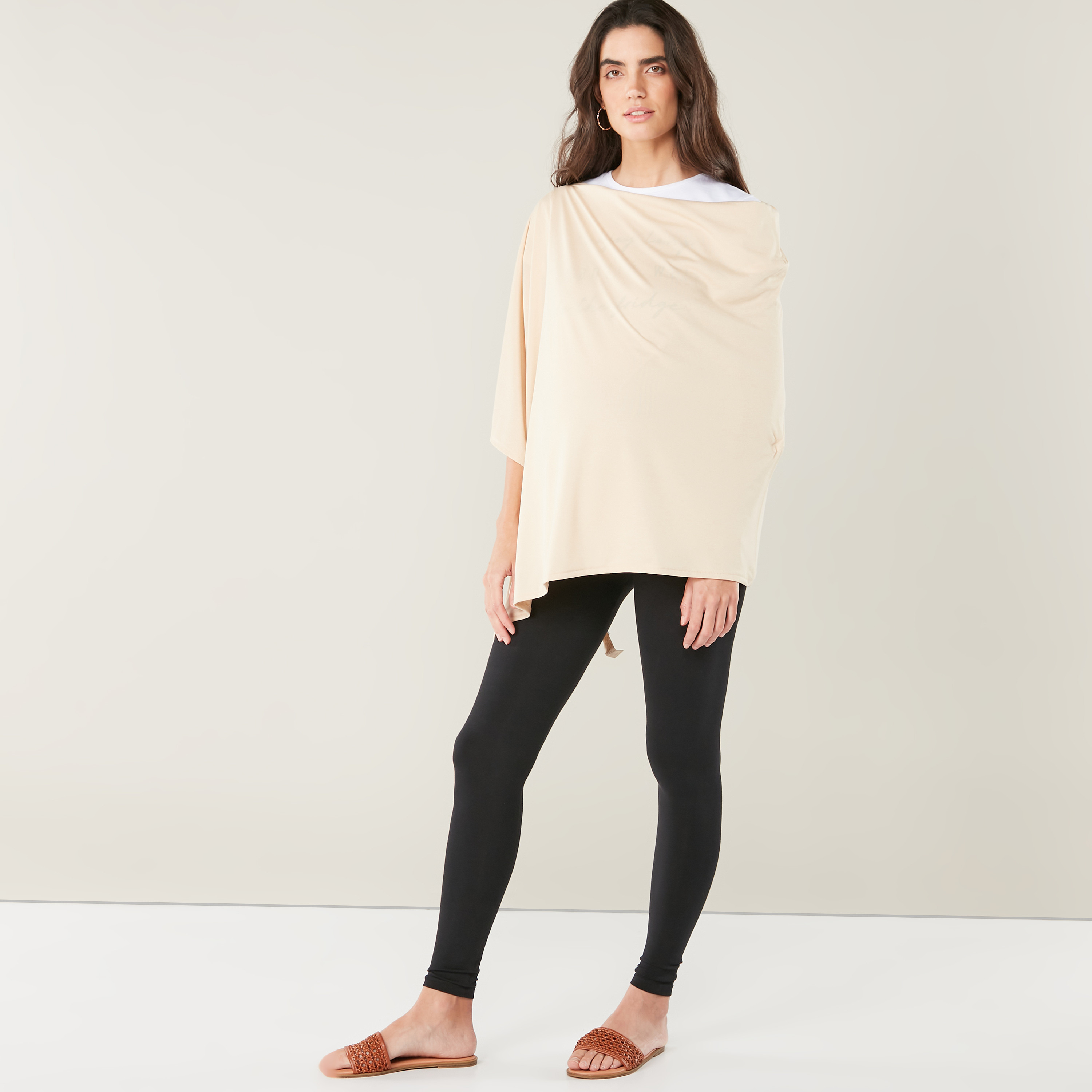 Giggles Solid 6-in-1 Nursing Poncho-baby-feeding-breastfeedingandcare-image-2