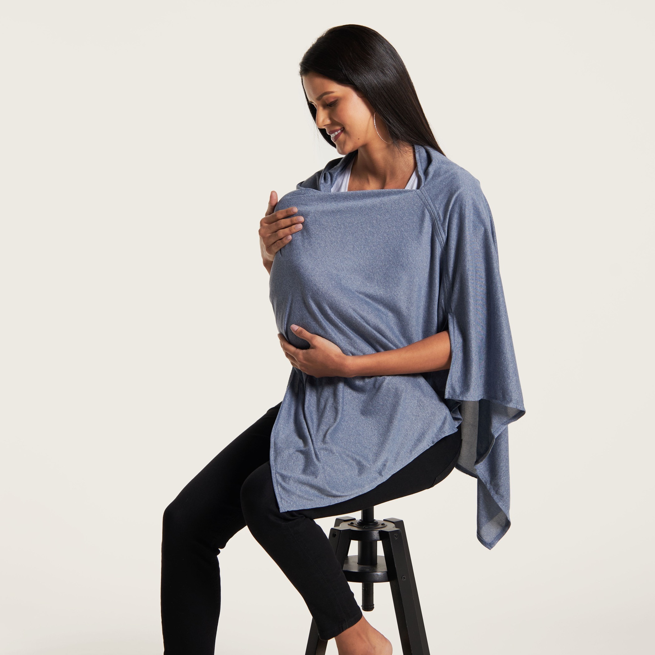 Giggles Solid 6-in-1 Nursing Poncho-baby-feeding-breastfeedingandcare-image-3