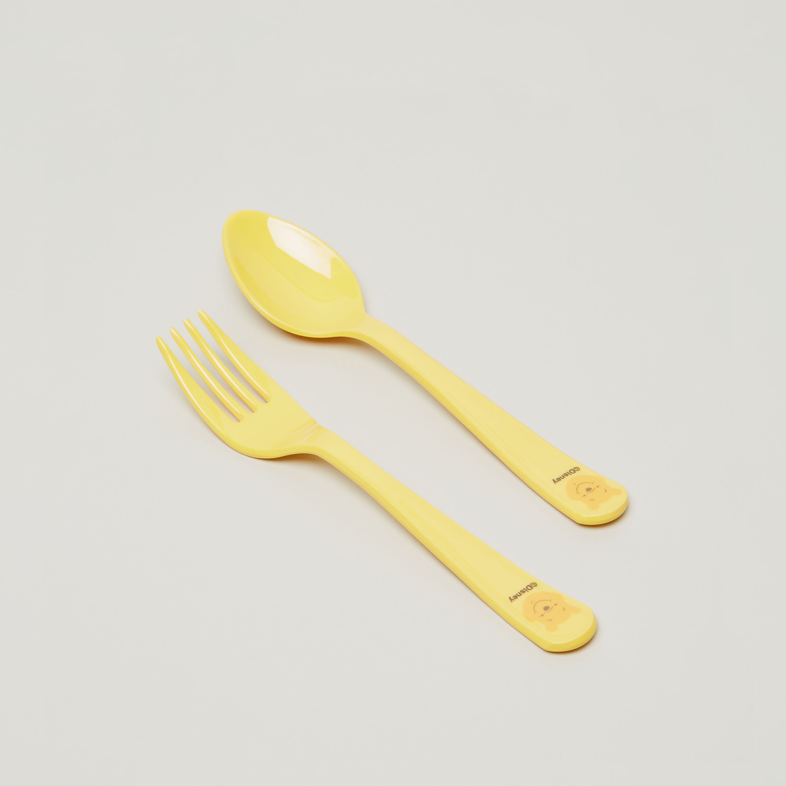 ملعقة وشوكة بطبعات وجه ويني ذا بوه من ديزني-baby-feeding-mealtimeessentials-image-1