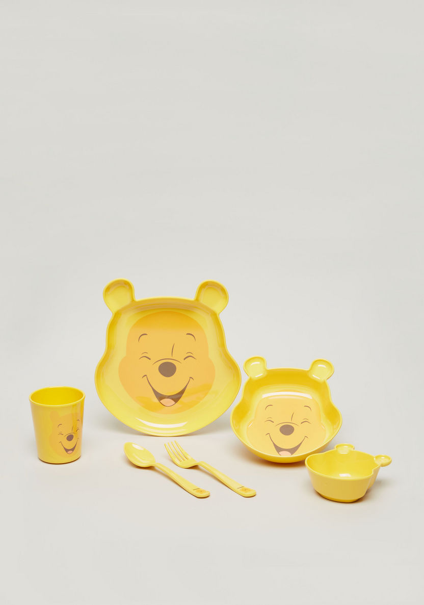 Disney Winnie-the-Pooh Face Print Spoon and Fork-Mealtime Essentials-image-3