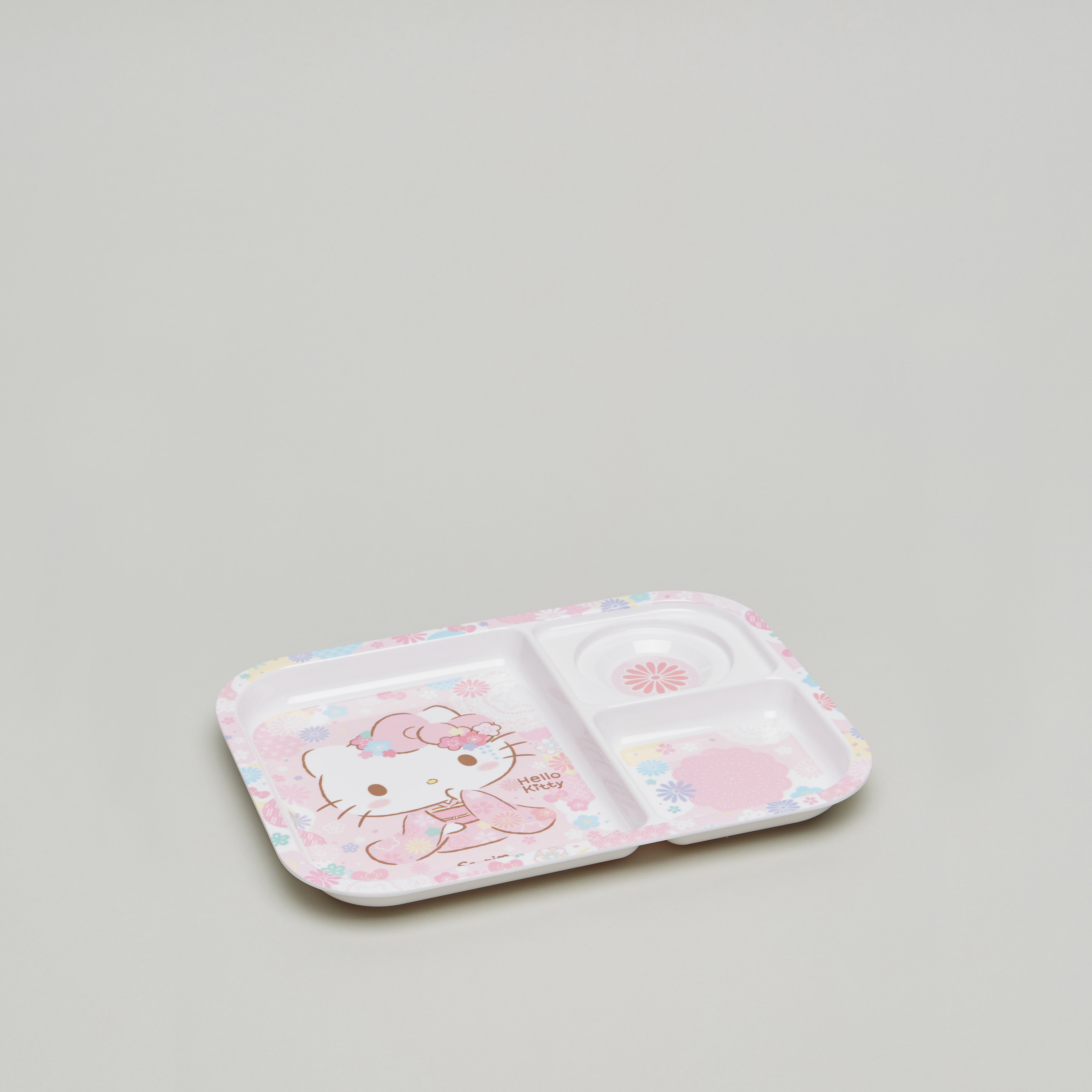 صحن مقسّم بطبعات هالو كيتي-baby-feeding-mealtimeessentials-image-1