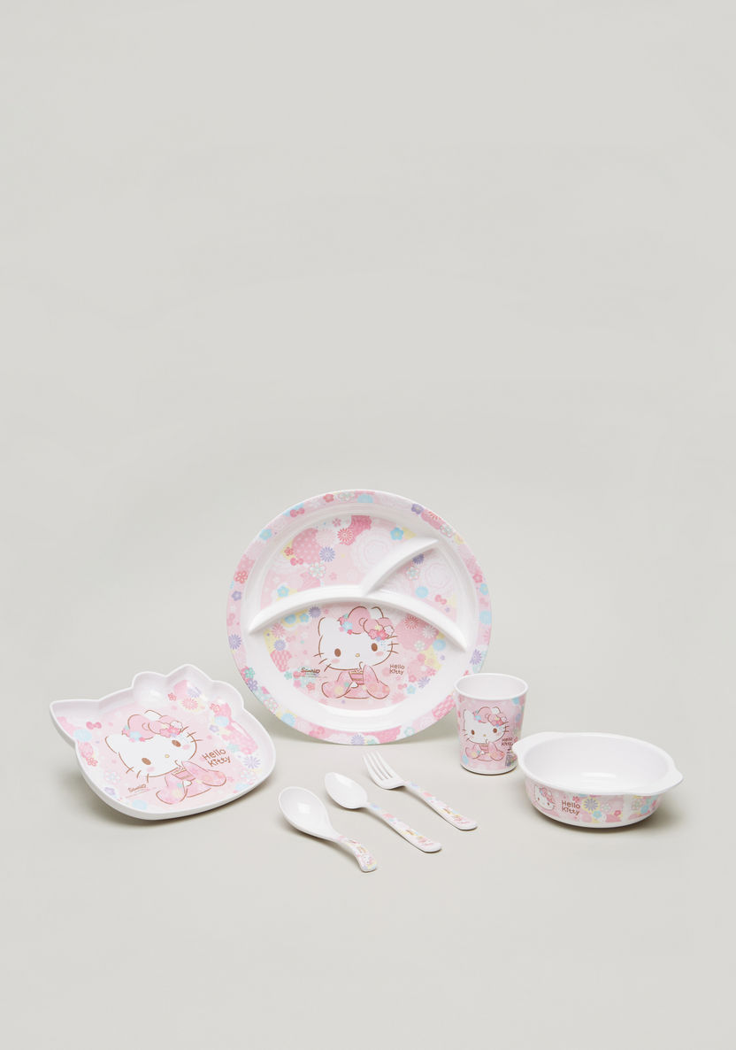 Hello Kitty Print Plate - 7.5 inches-Mealtime Essentials-image-3
