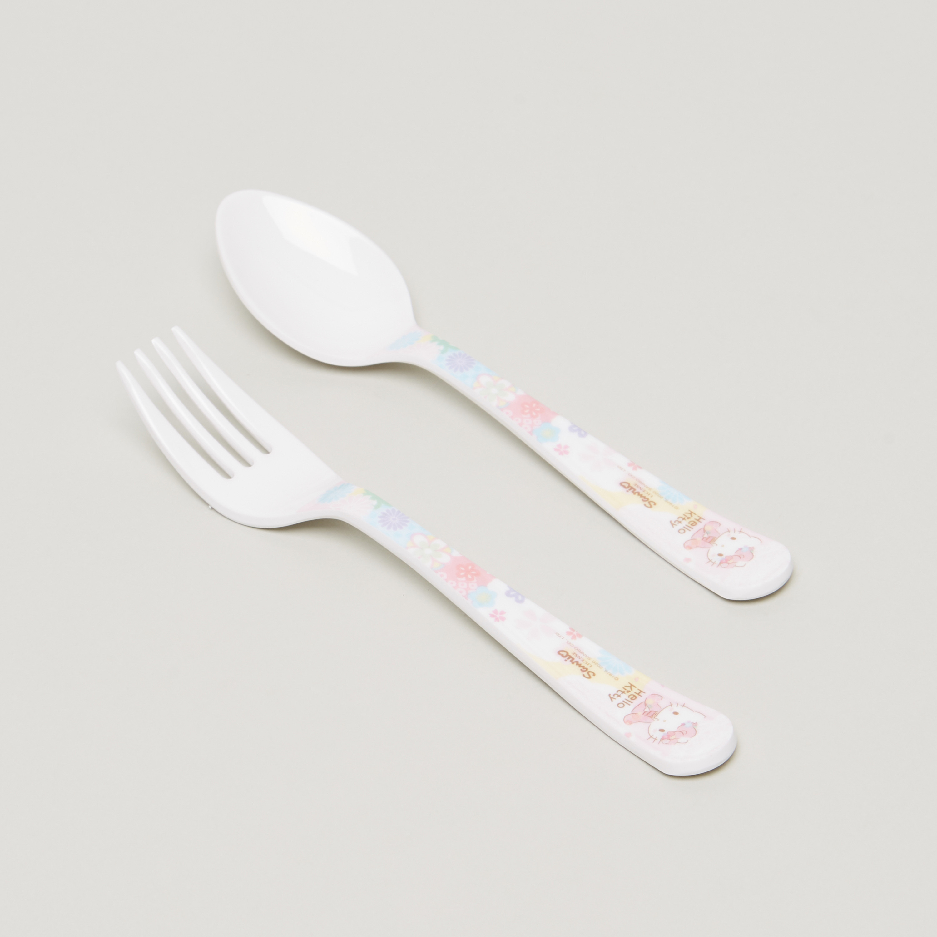 طقم ملعقة وشوكة بطبعات هالو كيتي-baby-feeding-mealtimeessentials-image-1