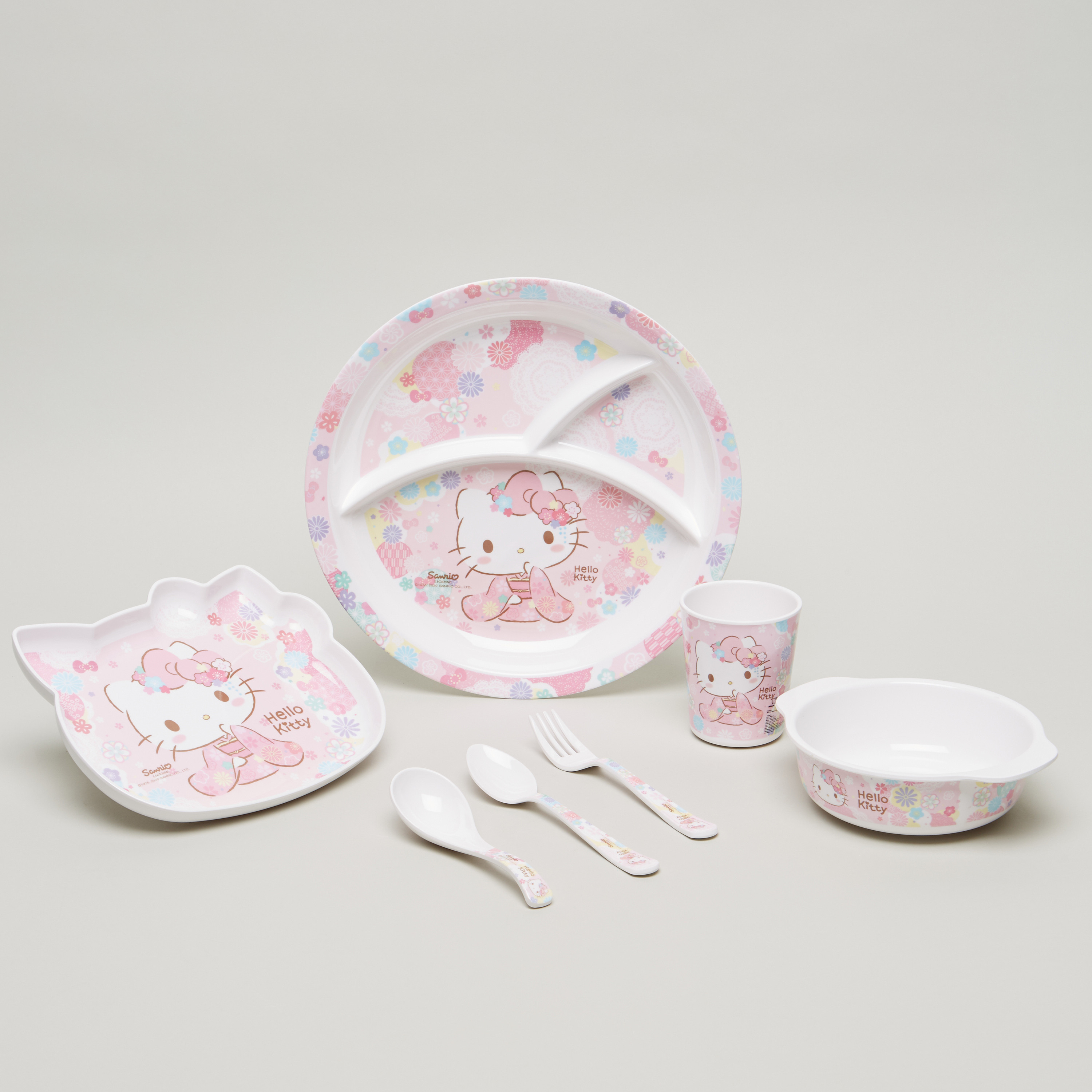 طقم ملعقة وشوكة بطبعات هالو كيتي-baby-feeding-mealtimeessentials-image-4